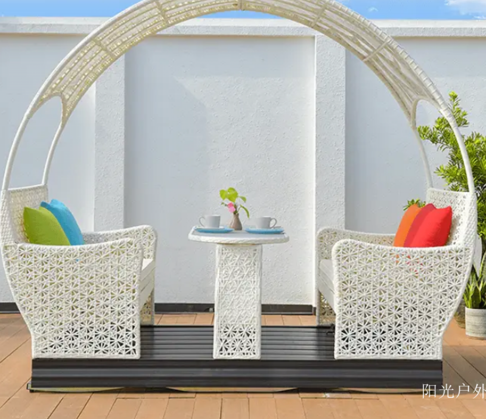 阳光户外 Outdoor furniture Product 《Four-Seater Swing Chair》【图3】