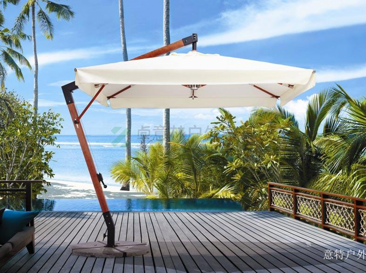意特户外 Outdoor furniture Product 《Luxury Hanging Umbrella》【图0】