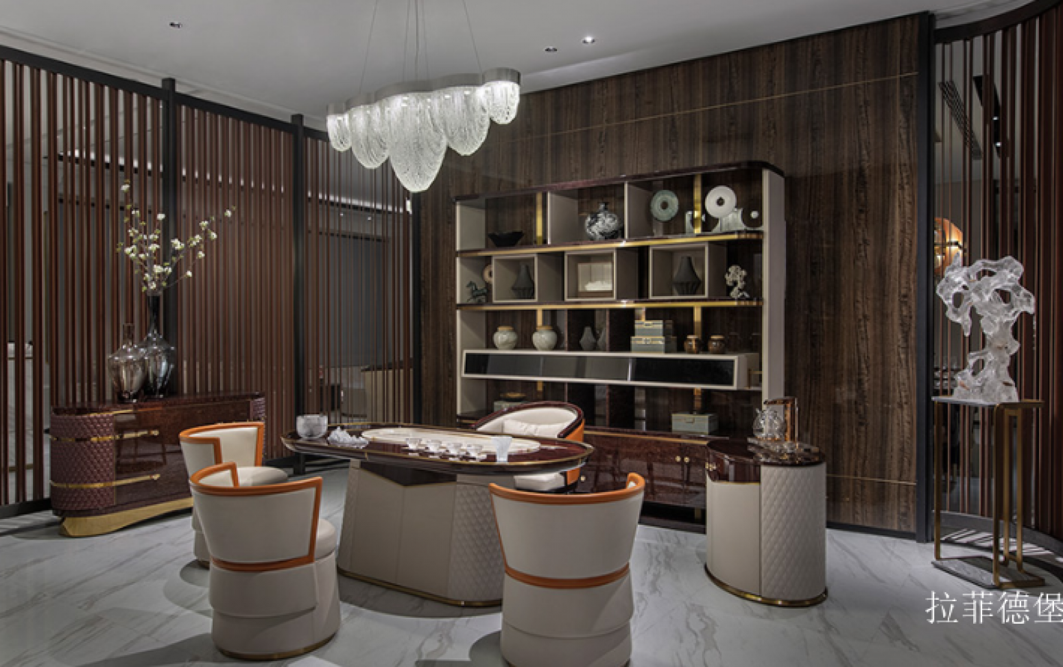 拉菲德堡 Home Furniture Product 《Rong Series Tea Table / Chair》【图0】