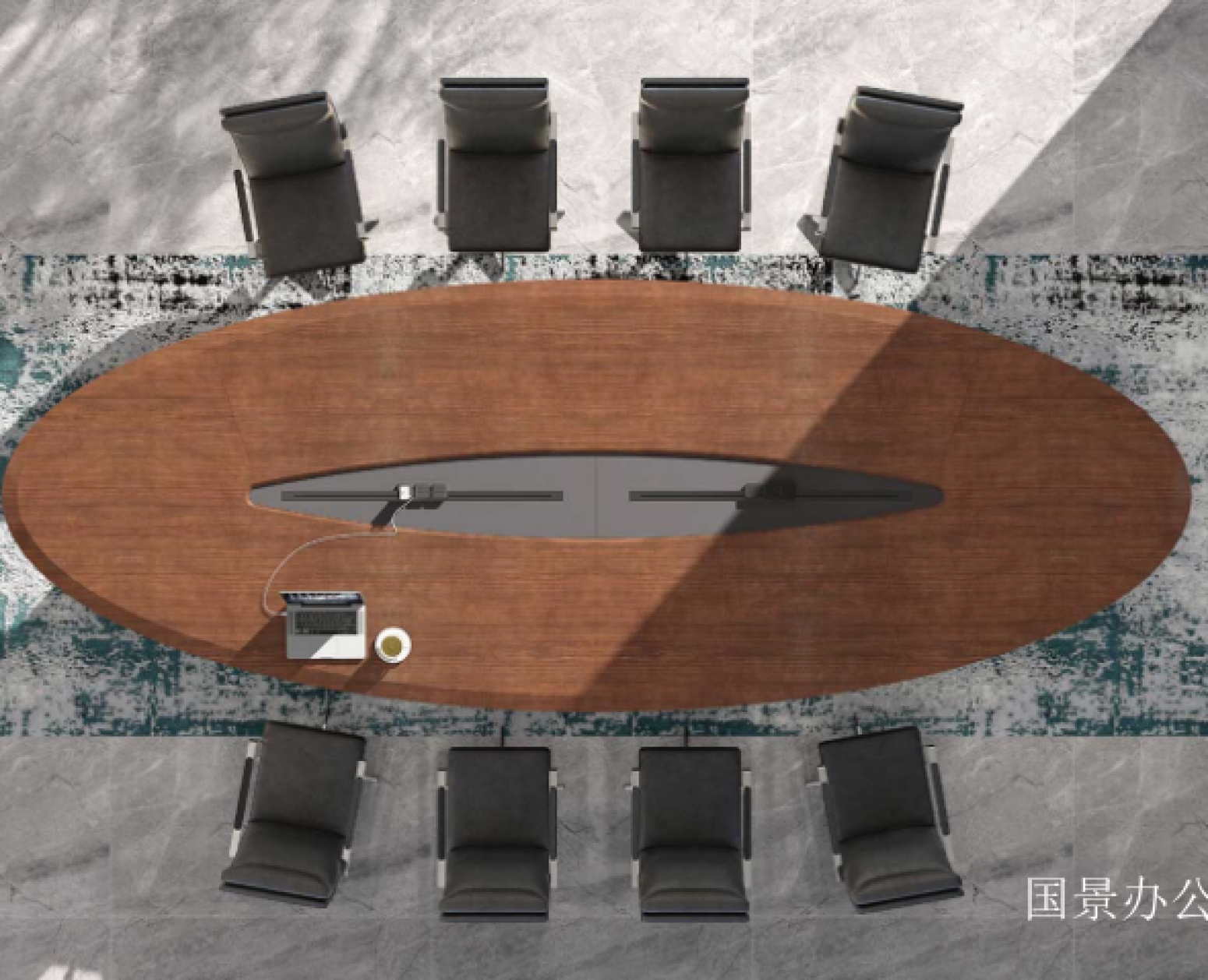 国景办公 Office furniture Product 《Casarte Series Solid Wood Conference Table》【图0】