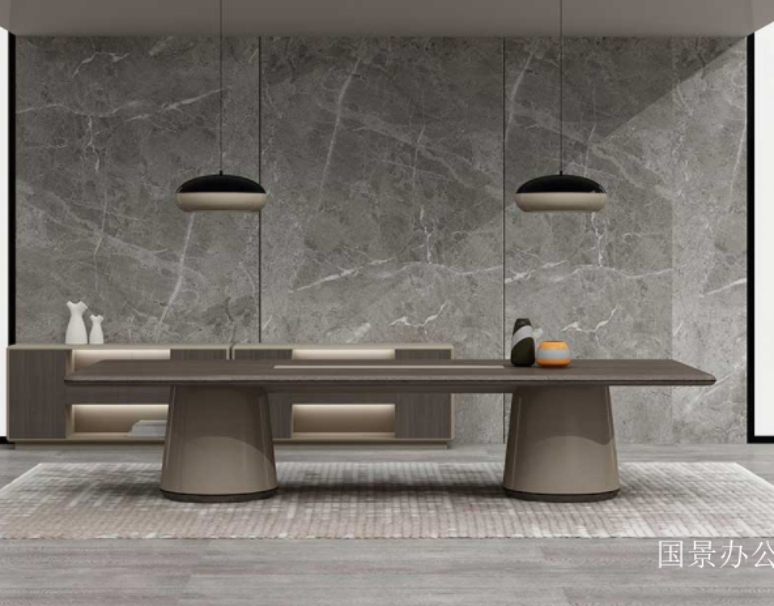 国景办公 Office furniture Product 《Cornino Series Solid Wood Conference Table》【图2】