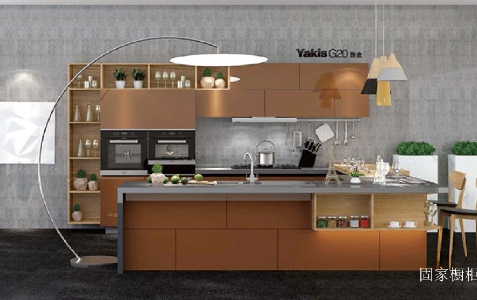 固家橱柜Bathroom furnitureProduct《Yajin Gold Cabinet》【图1】