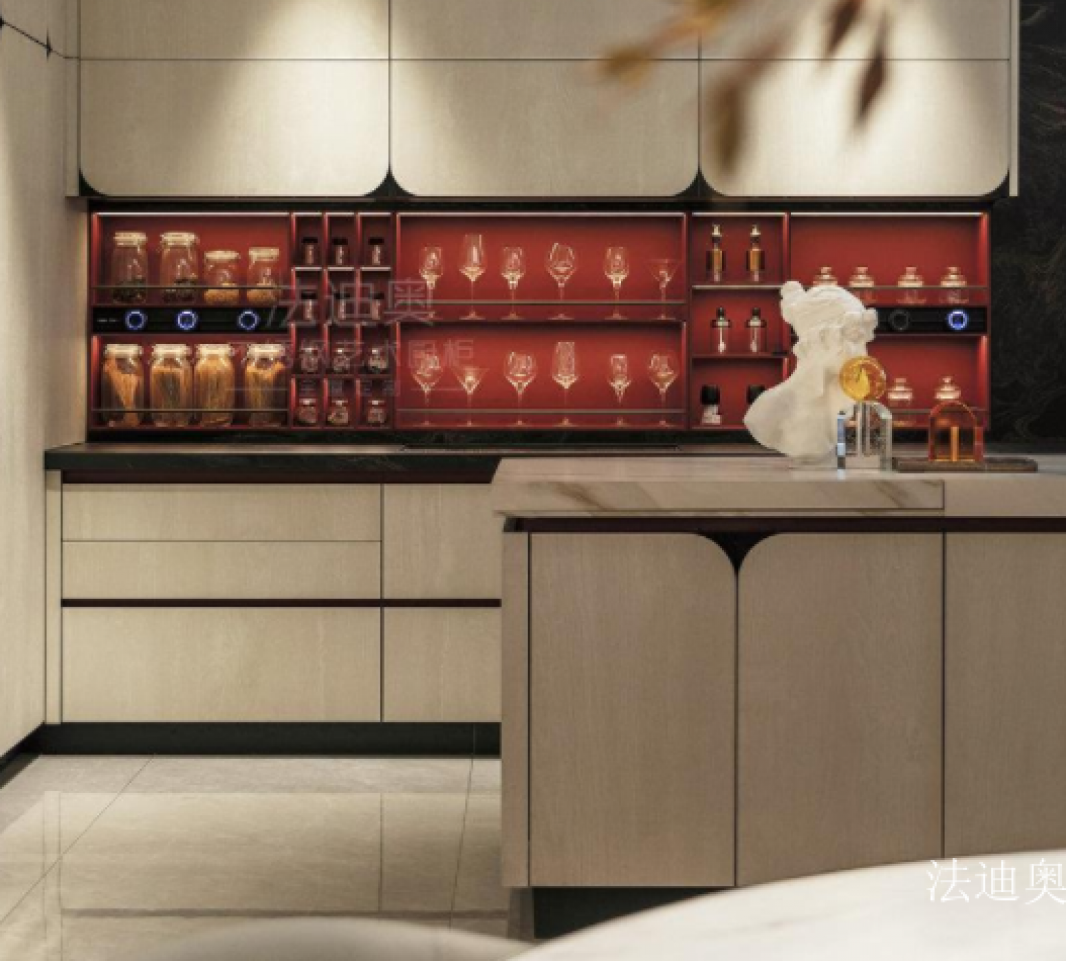 法迪奥 Bathroom furniture Product 《Yuese - Open Kitchen》 法迪奥 Bathroom furniture Product 《Yuese - Open Kitchen》【图1】