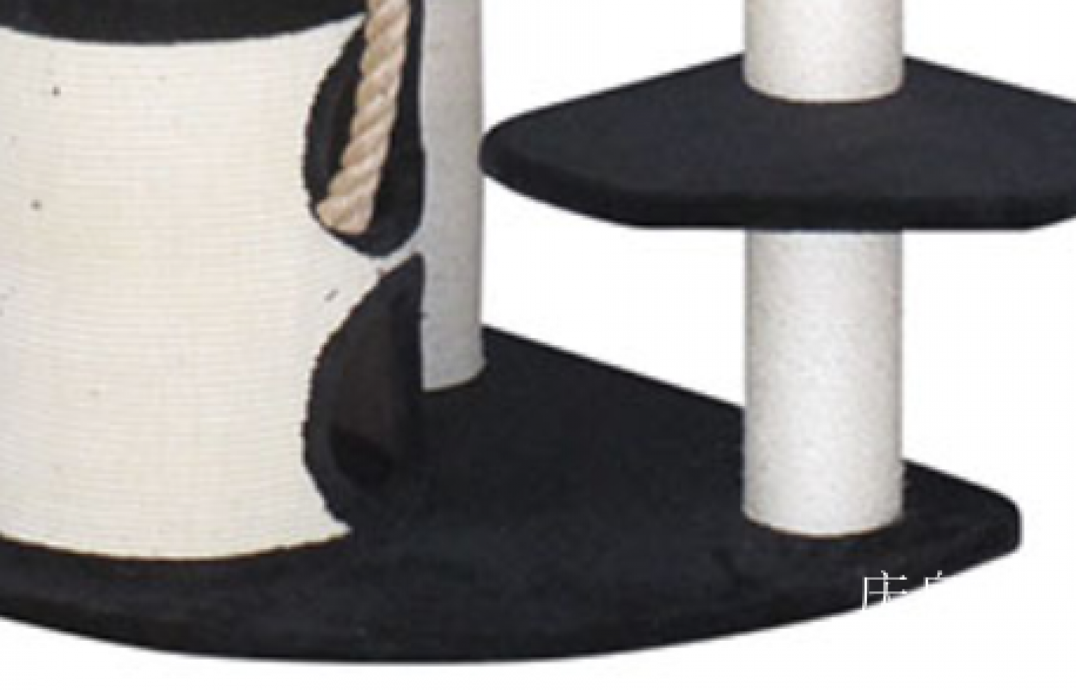 庆泉宠物 Pet furniture Product 《Black Minimalist Cat Tree》【图2】