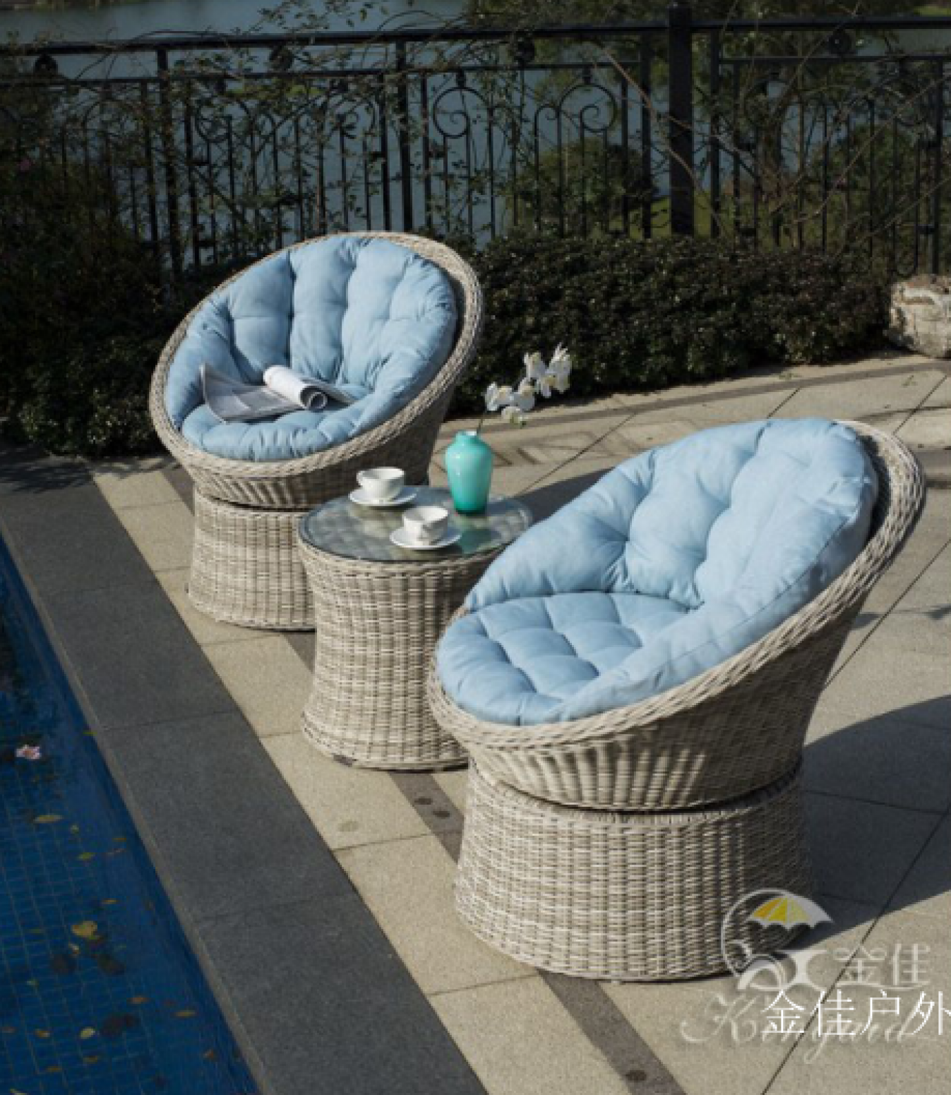 金佳户外Outdoor furnitureProduct《Round Outdoor Leisure Table and Chairs》【图1】