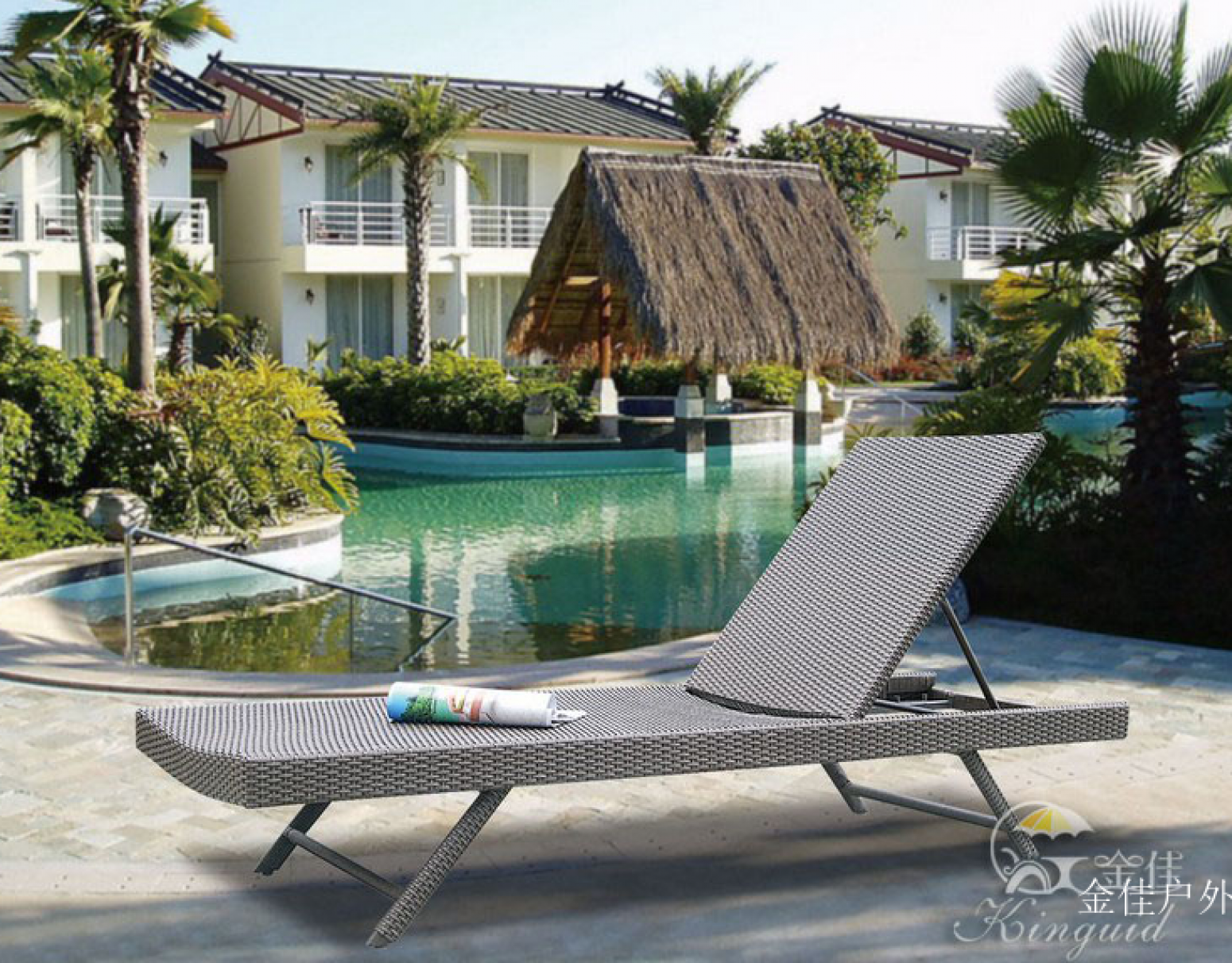 金佳户外Outdoor furniture产品《Outdoor Woven Rattan Lounge Chair》