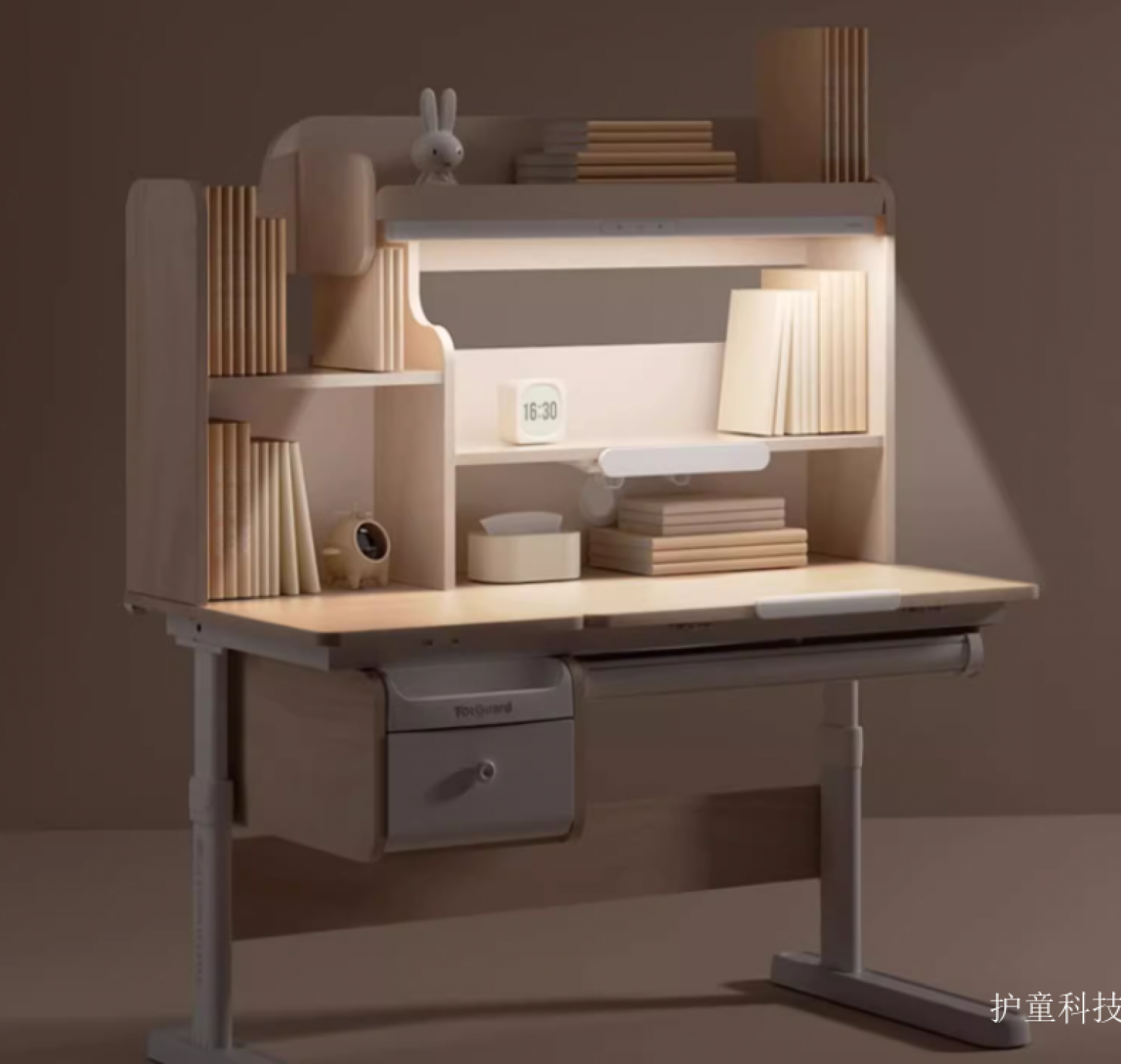 护童科技 Children's furniture Product 《Solid Wood Kids' Study Desk》【图2】
