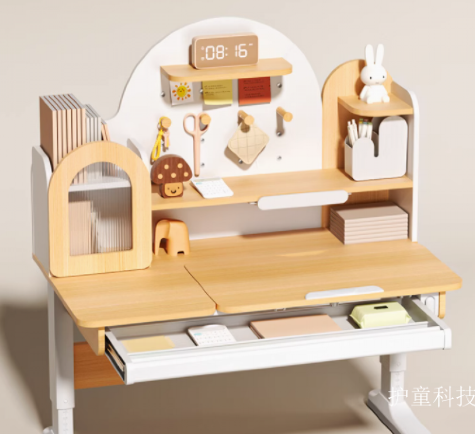 护童科技 Children's furniture Product 《Hutong Kids' Home Study Desk》【图1】