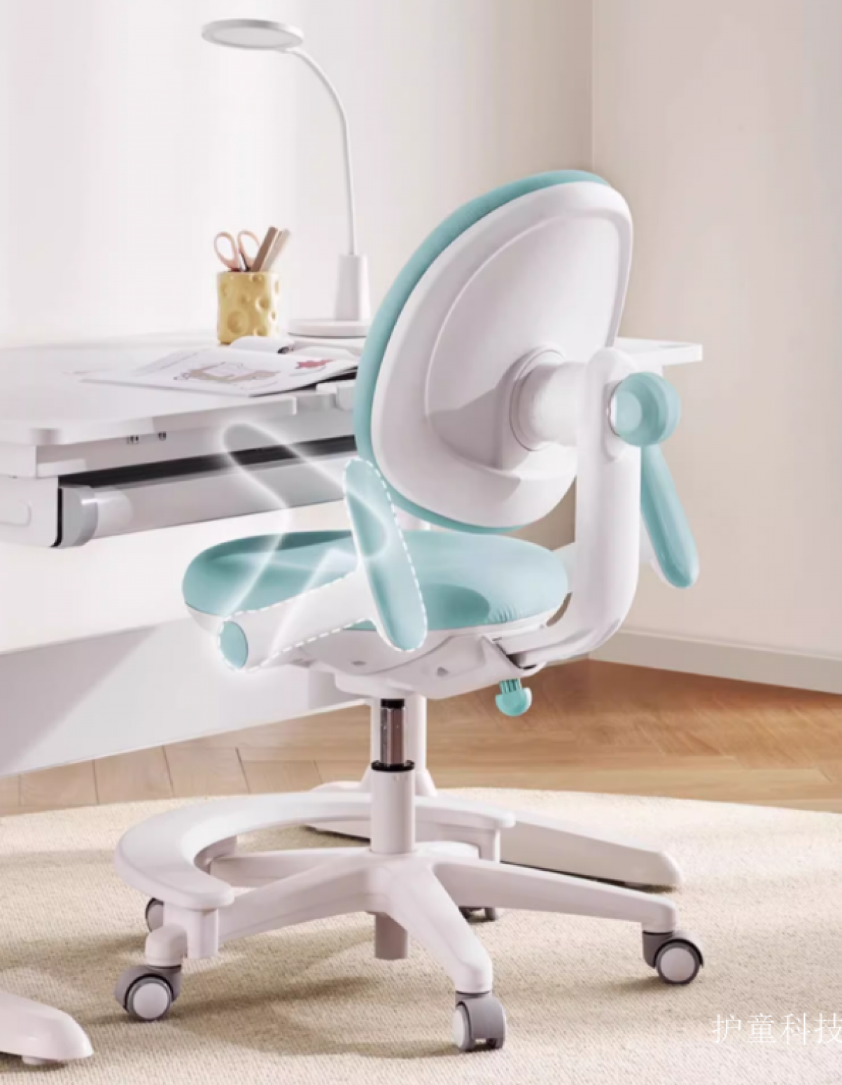 护童科技 Children's furniture Product 《Adjustable Height Study Chair》【图2】
