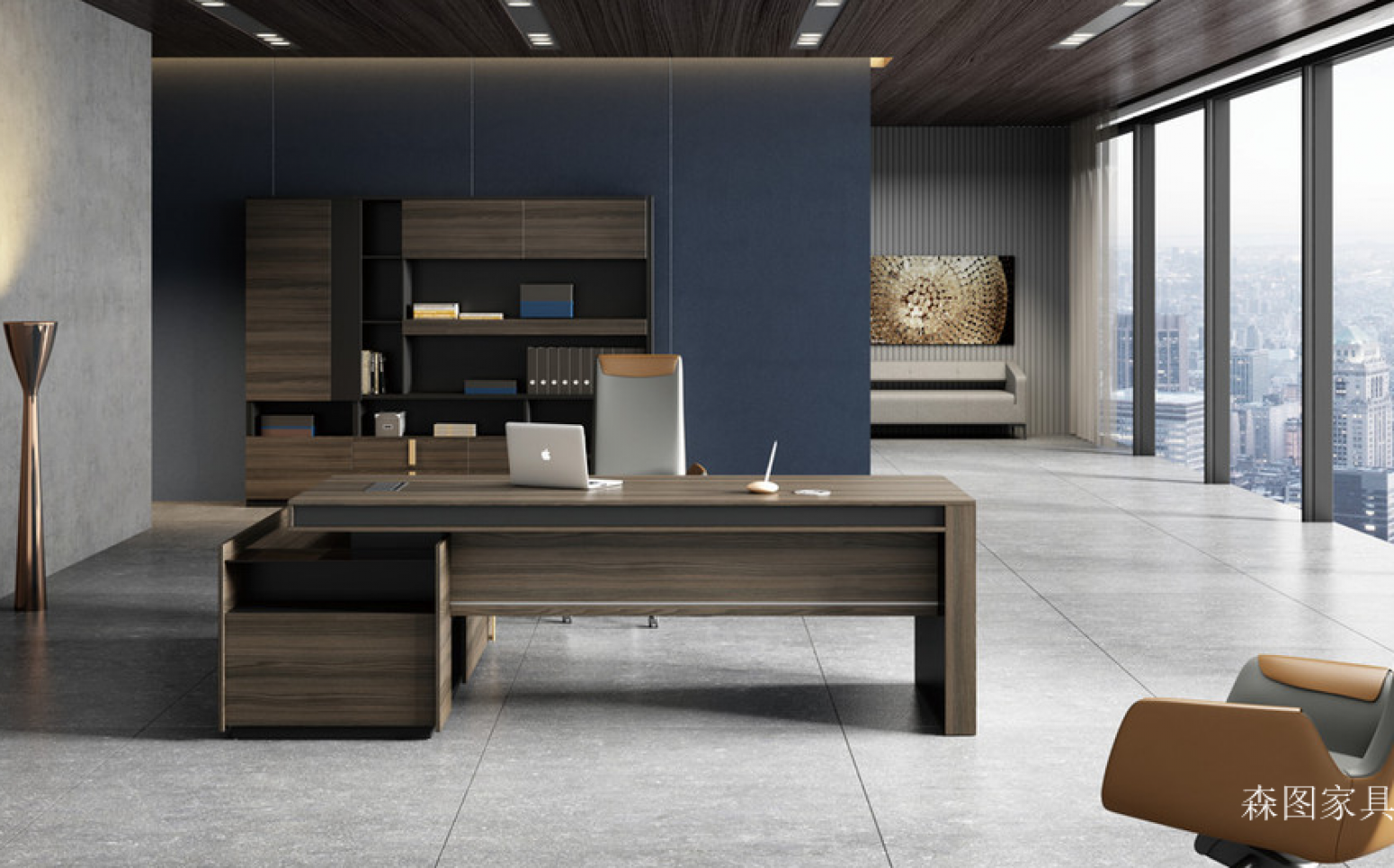森图家具Office furniture产品《CEO Executive Desk》