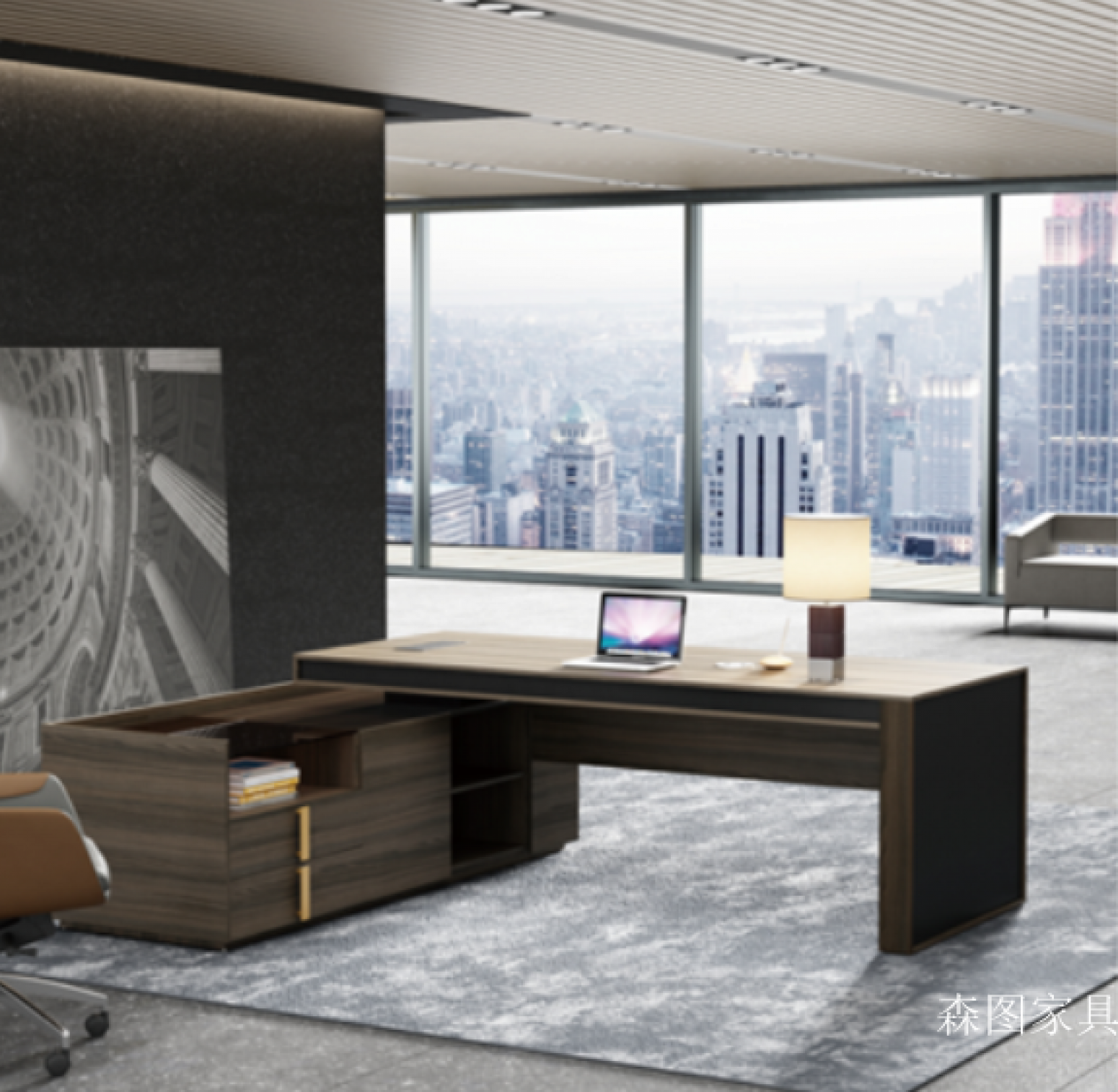 森图家具Office furnitureProduct《CEO Executive Desk》【图1】