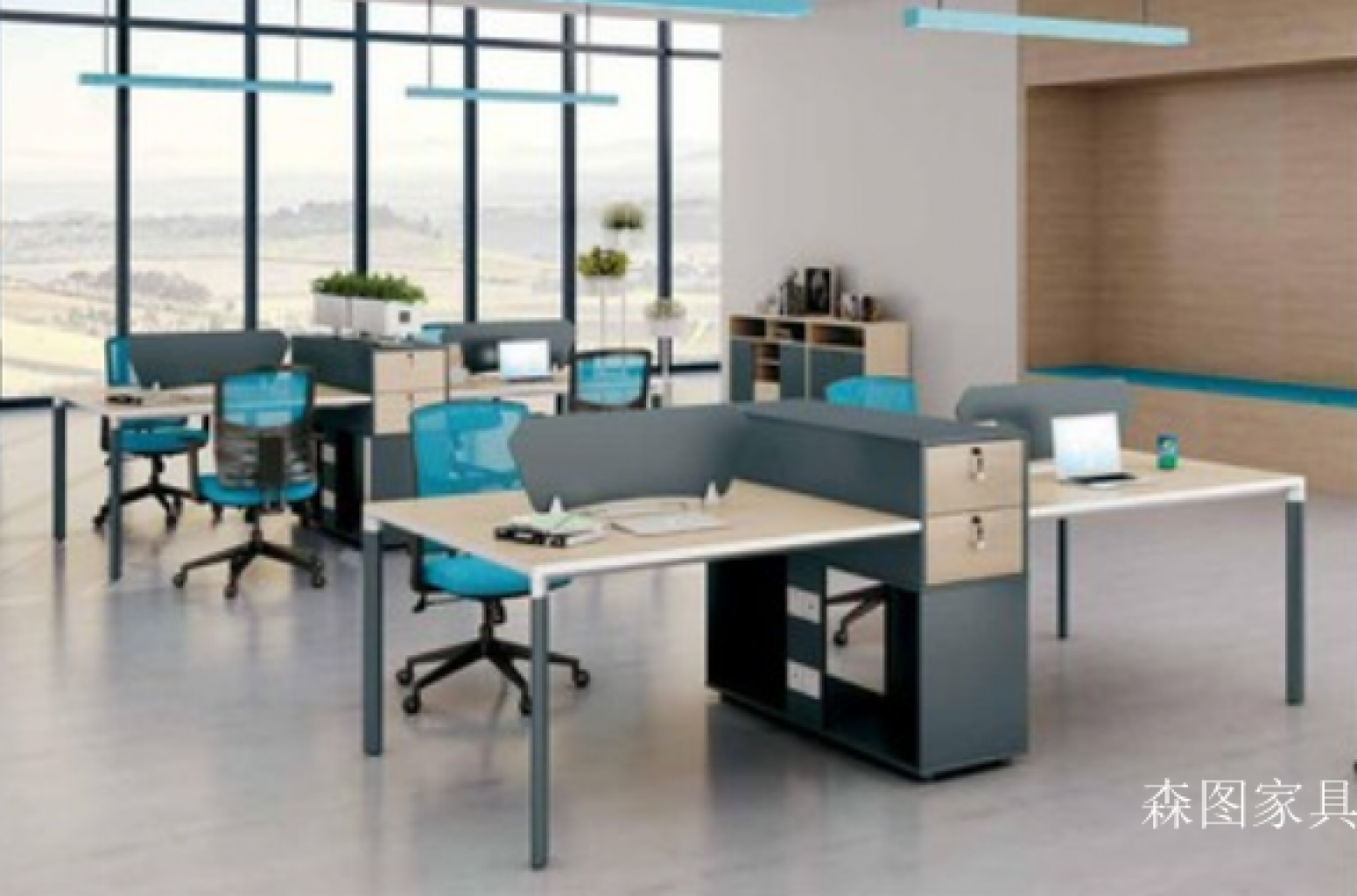 森图家具Office furnitureProduct《Sentu Staff Office Desk》【图1】