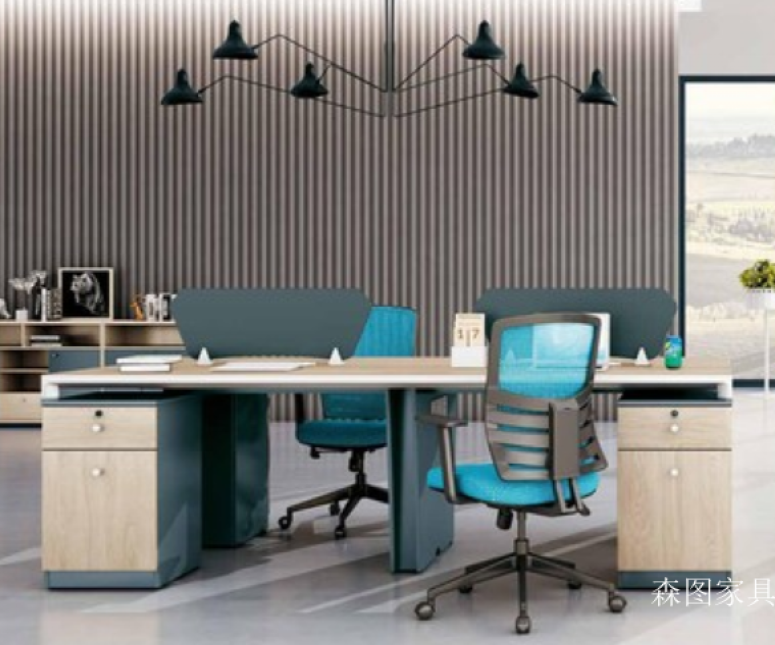 森图家具Office furnitureProduct《Sentu Staff Office Desk》【图2】