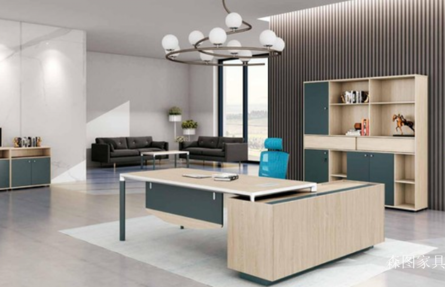 森图家具Office furnitureProduct《Sentu Executives' Office Desk》【图4】