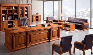 森图家具Office furniture《Classic Solid Wood Executive Desk》