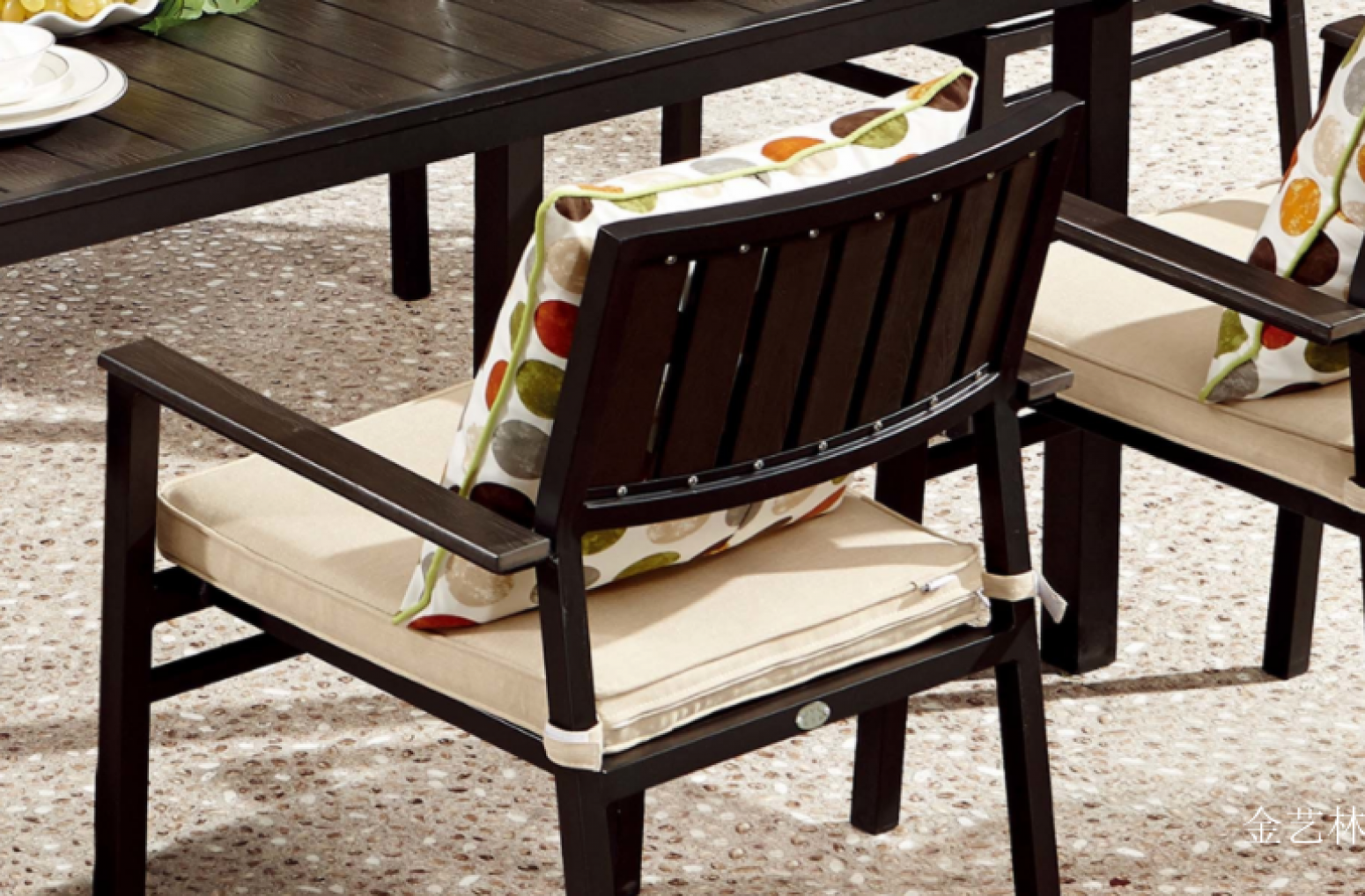 金艺林Outdoor furnitureProduct《Outdoor WPC Table and Chair Set》【图1】