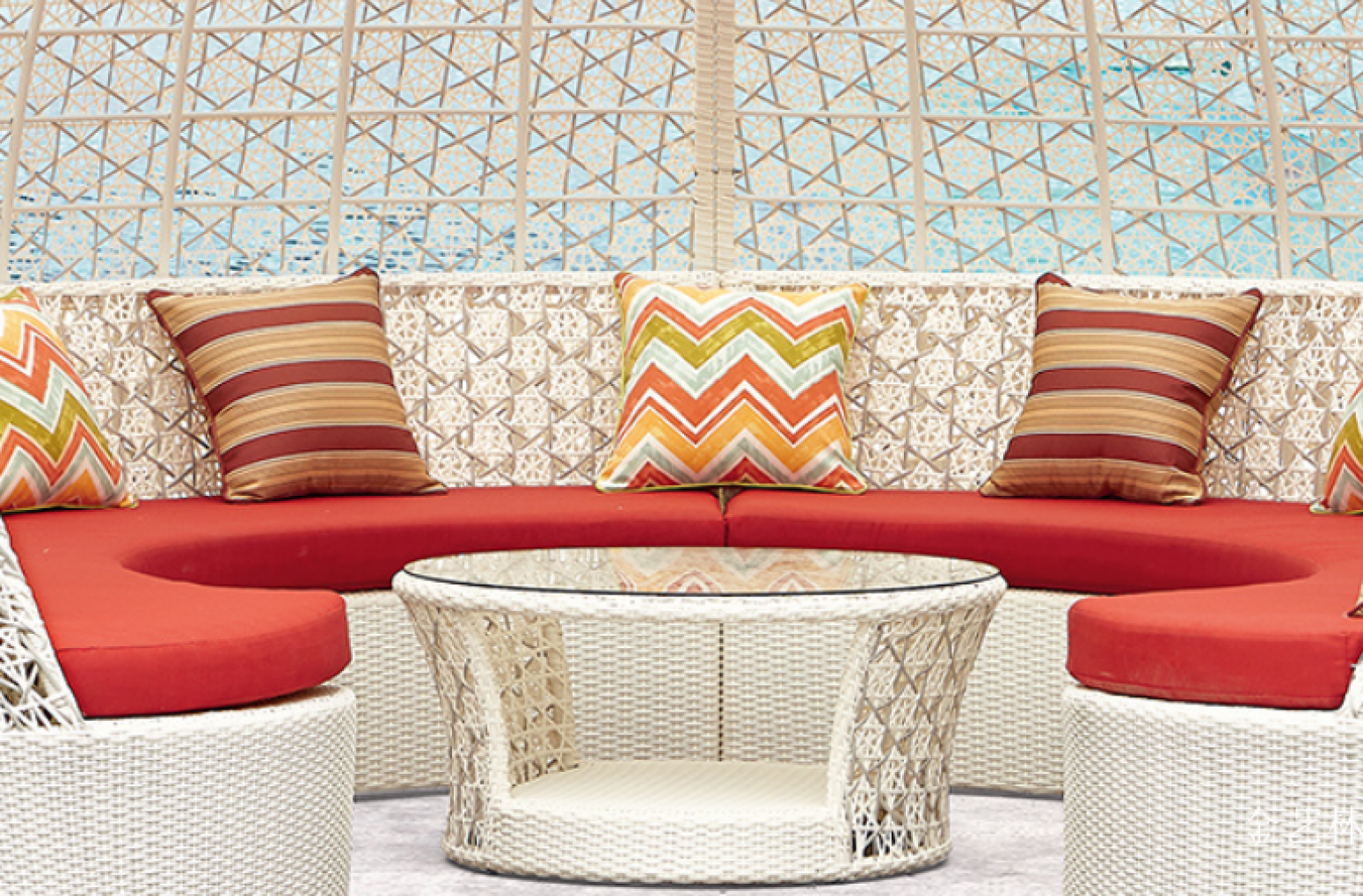 金艺林 Outdoor furniture Product 《Rattan Outdoor Leisure Pavilion Sofa》【图3】