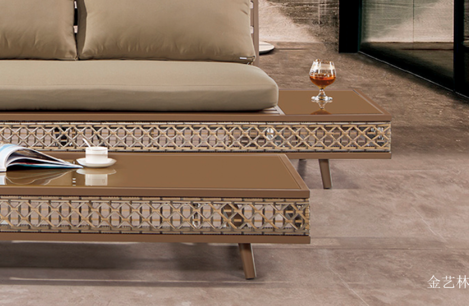 金艺林 Outdoor furniture Product 《Outdoor Panel-type Leisure Sofa》【图2】