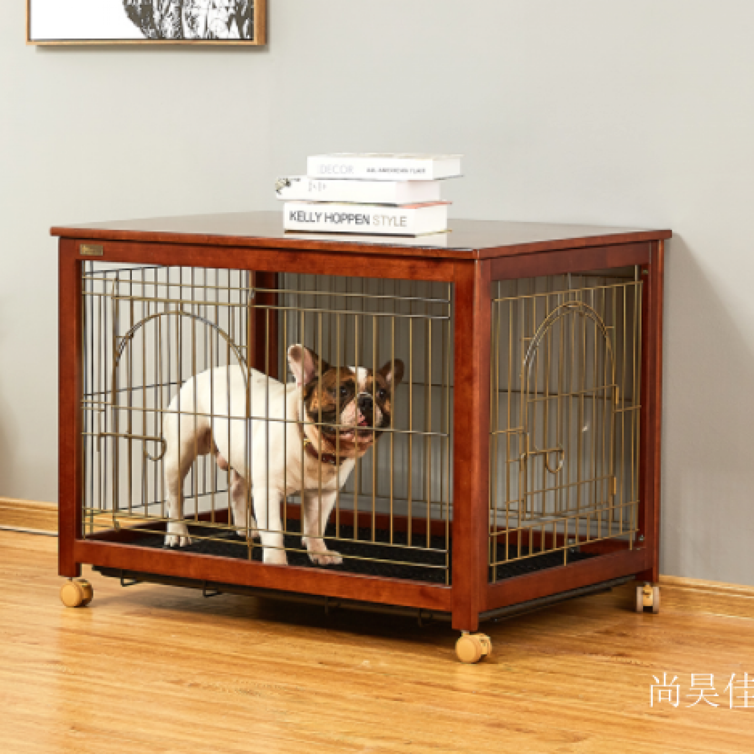 尚昊佳 Pet furniture product 《SHENOJOY Solid Wood Dog Crate》