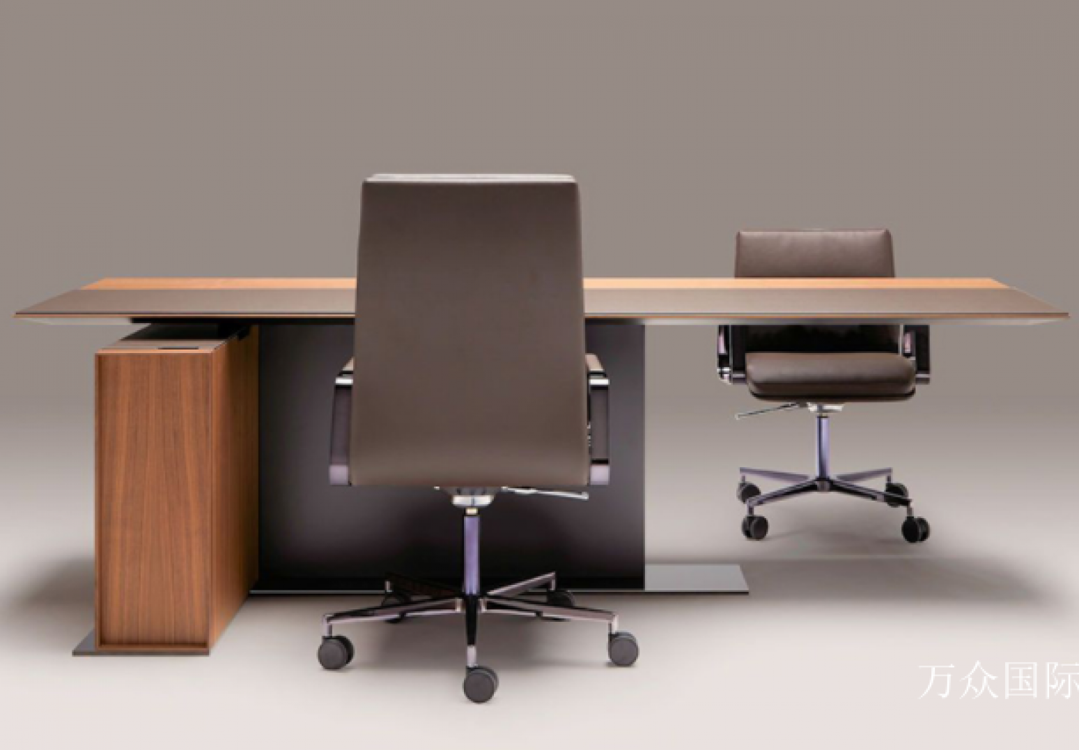 万众国际Office furnitureProduct《Modern Minimalist Senior Executive Desk》【图0】