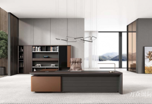 万众国际Office furnitureproduct《Luxury-Light Executive Desk》议价