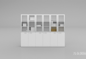 万众国际Office furnitureproduct《Modern Glass-Door File Cabinet》议价