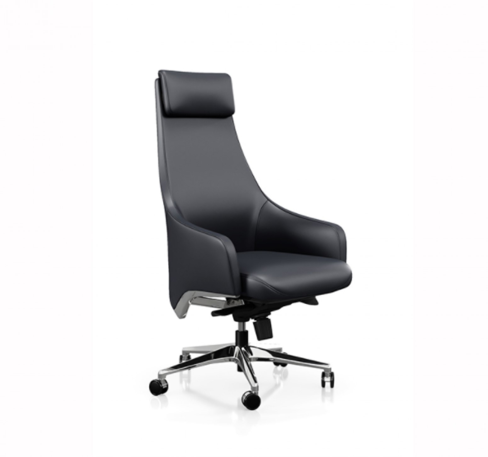 万众国际Office furniture产品《High-Back Leather Executive Office Chair》