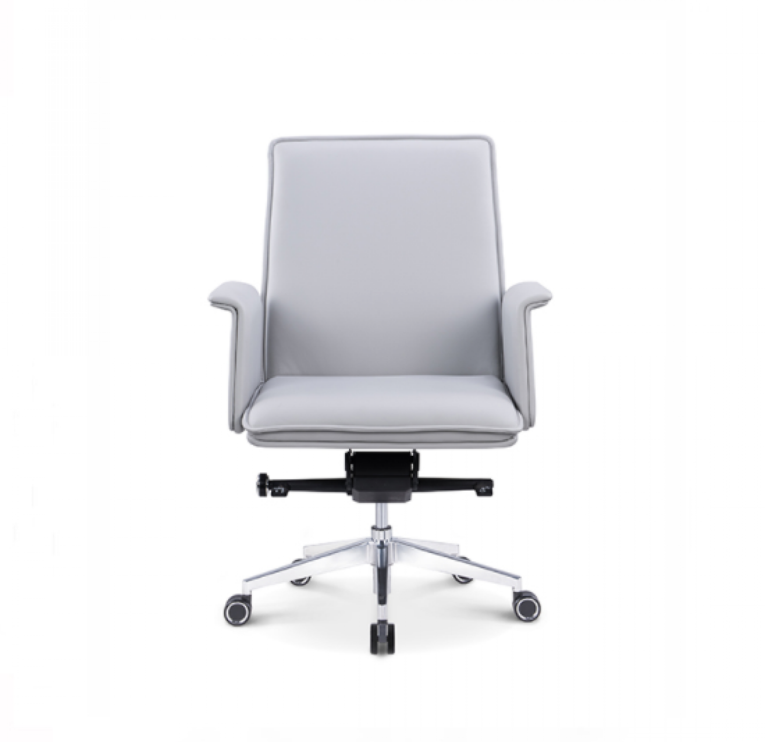 万众国际Office furniture产品《Light Gray Leather Office Chair》