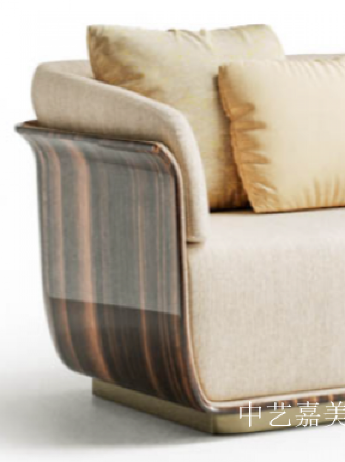中艺嘉美Home FurnitureProduct《Luxurious and Elegant Upholstered Sofa》【图2】