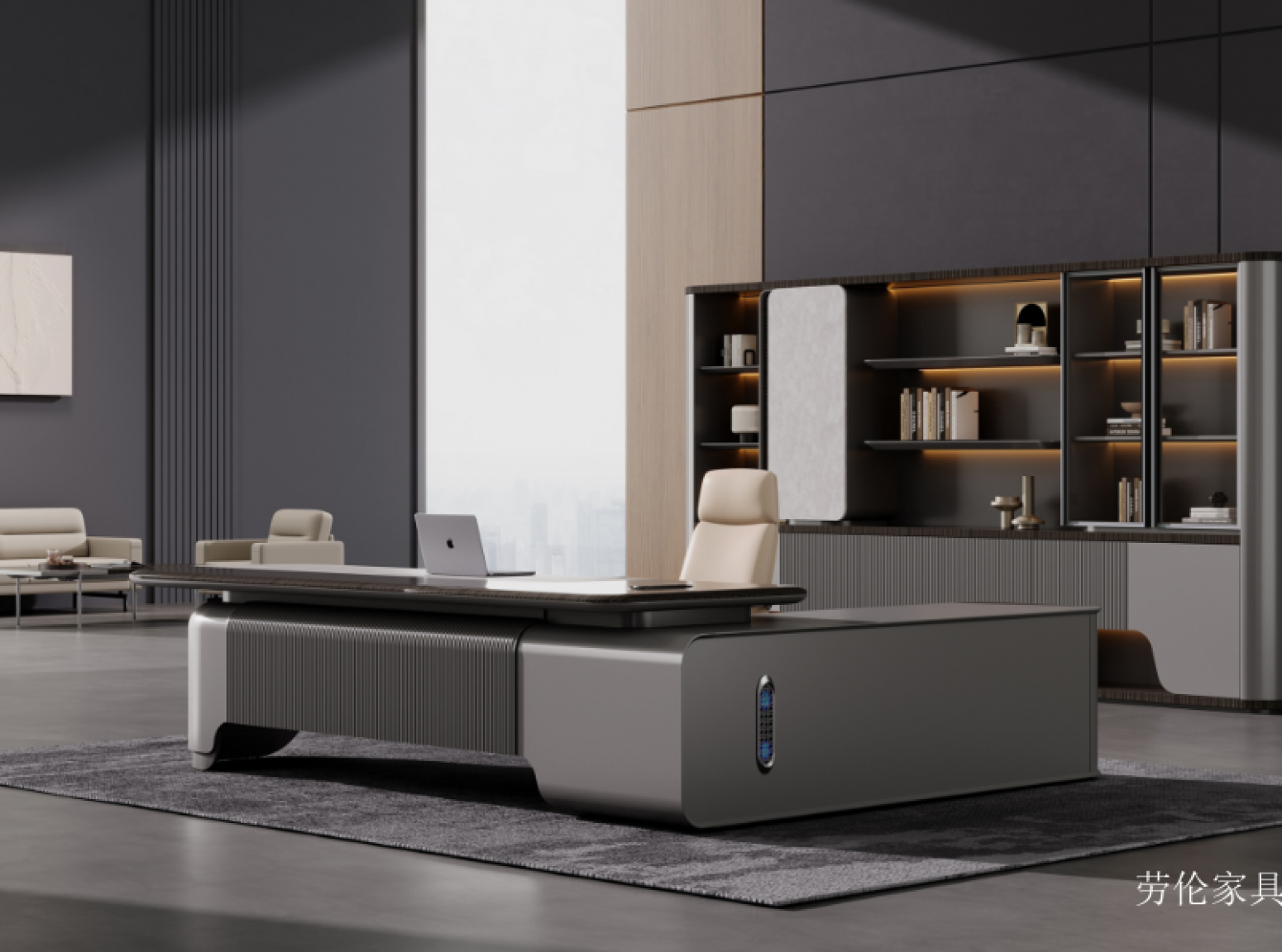 劳伦家具 Office furniture Product 《Luxury High-End Executive Desk》【图1】