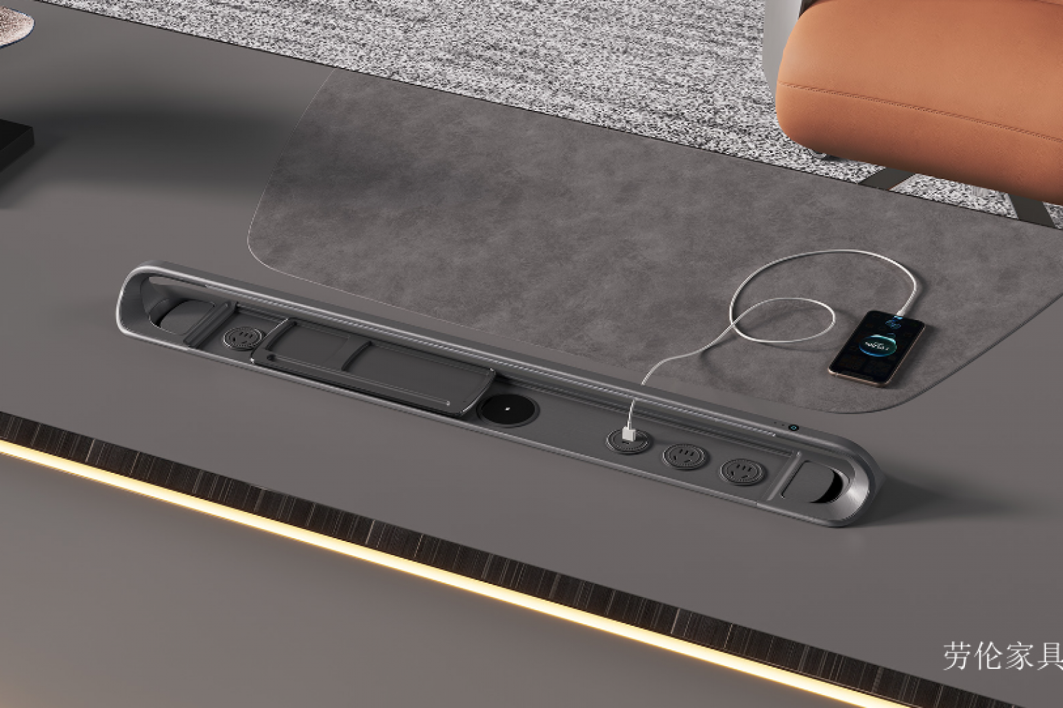 劳伦家具 Office furniture Product 《High-End Luxury Office Desk》【图3】