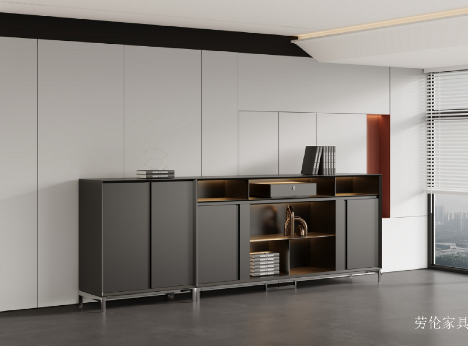 劳伦家具 Office furniture Product 《Italian Minimalist Stylish Low Cabinet》【图2】