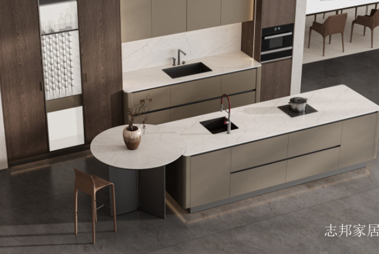 志邦家居 Bathroom furniture Product 《Leting Time Machine Cabinet》【图1】