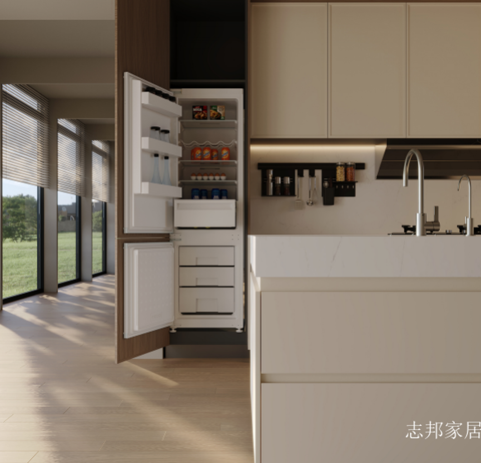 志邦家居 Bathroom furniture Product 《Leting Mona Cabine》【图0】