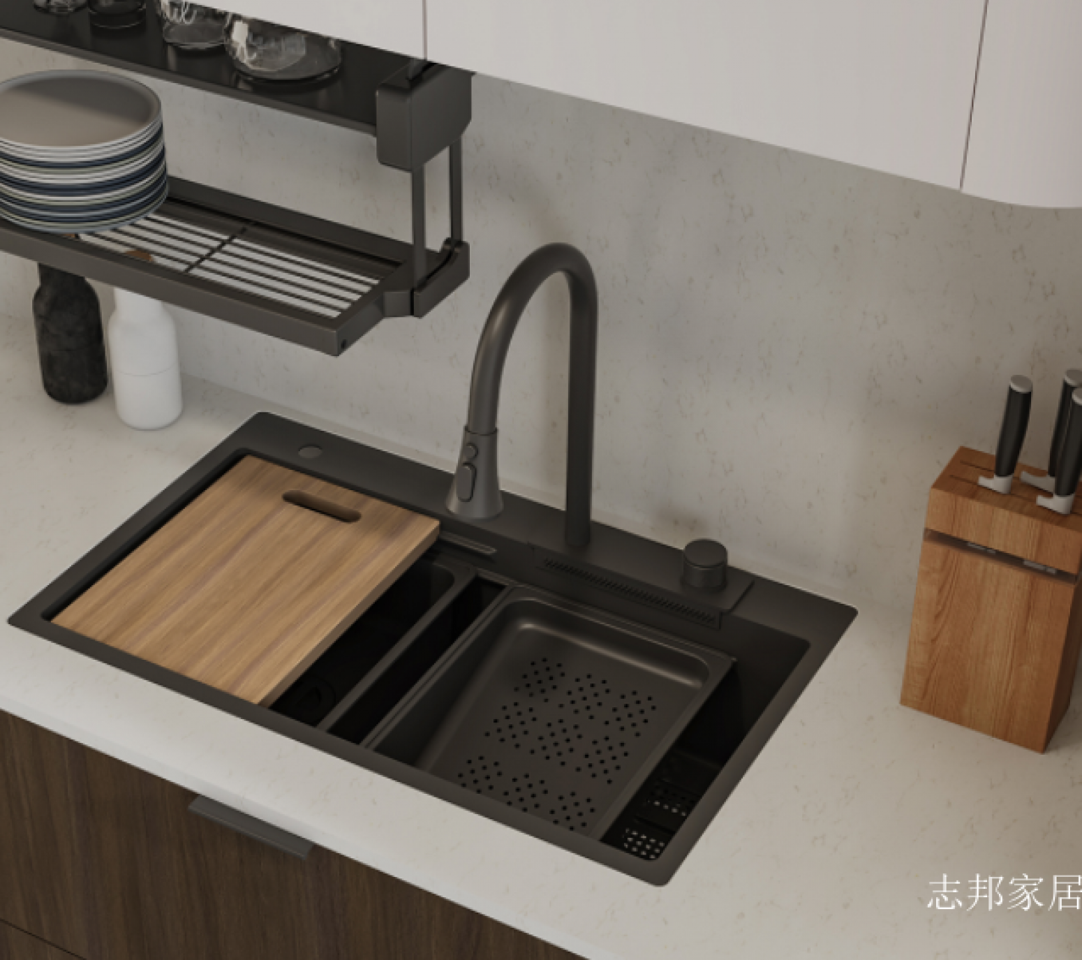 志邦家居 Bathroom furniture Product 《Leting Simple Love Cabinet》【图2】