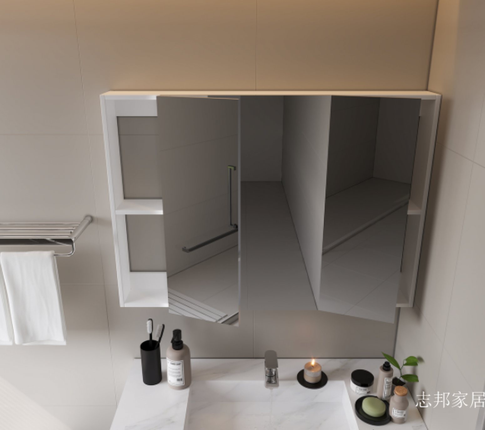 志邦家居 Bathroom furniture Product 《Leting Bach Bathroom Cabinet》 志邦家居 Bathroom furniture Product 《Leting Bach Bathroom Cabinet》【图0】