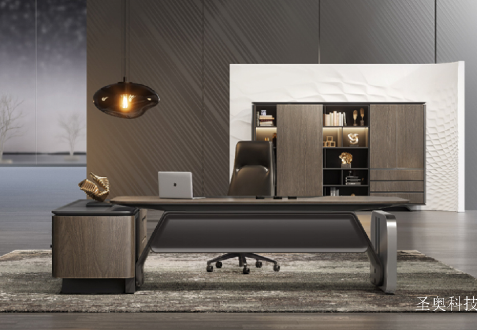 圣奥科技 Office furniture Product 《Antina Office Desk》【图1】