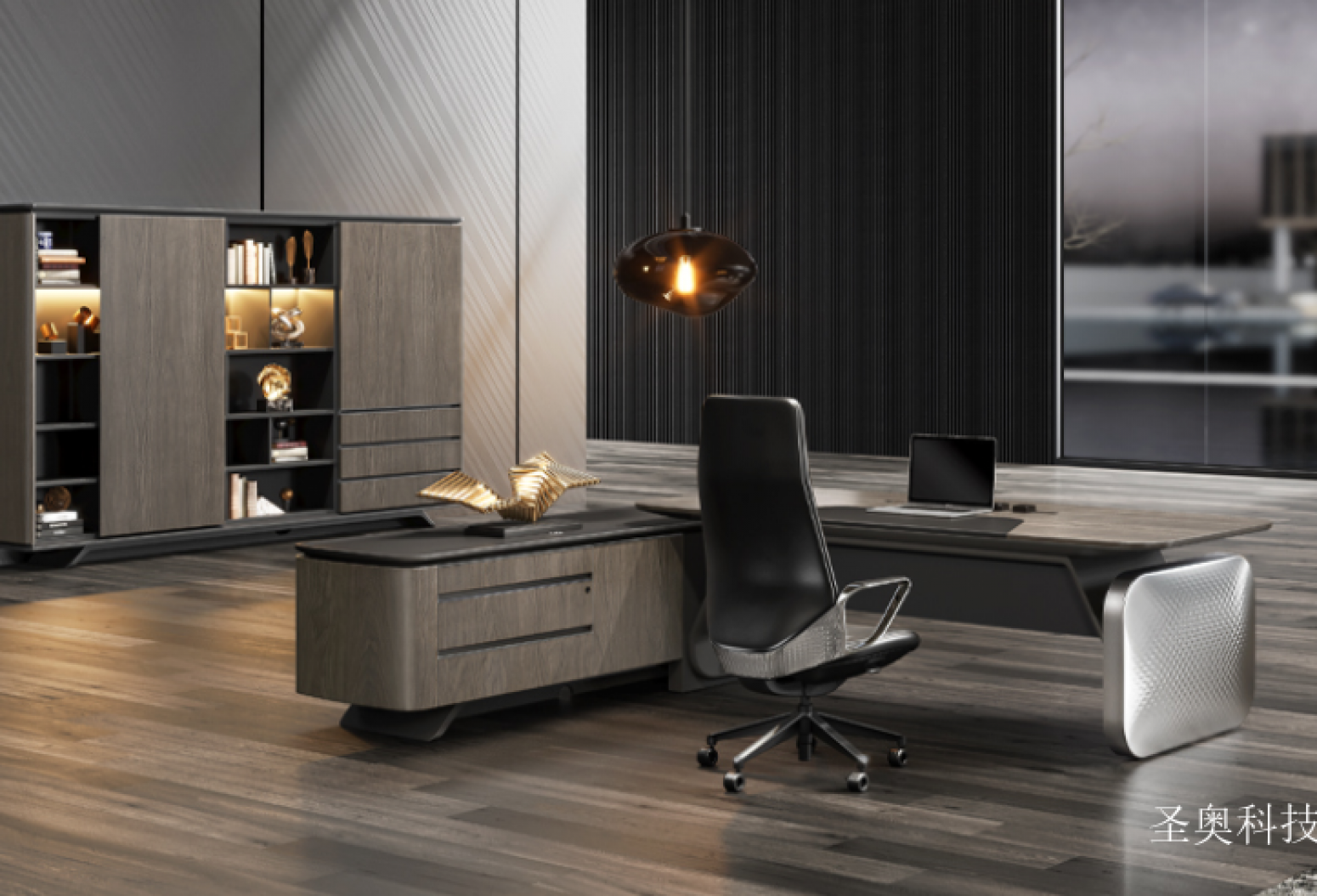 圣奥科技 Office furniture Product 《Antina Office Desk》【图2】