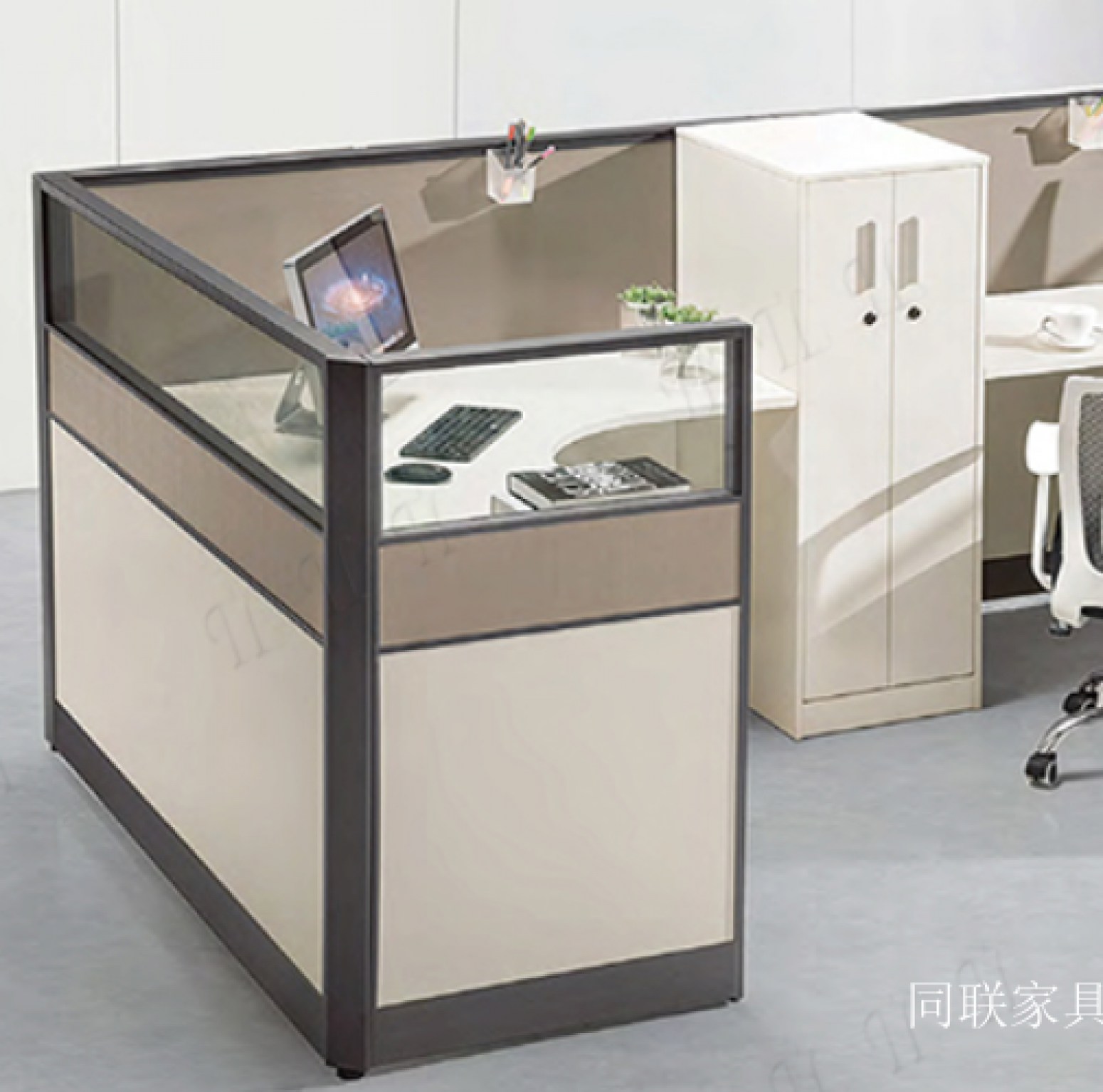 同联家具 Office furniture Product 《Two-Person Modern Office Desk》【图1】