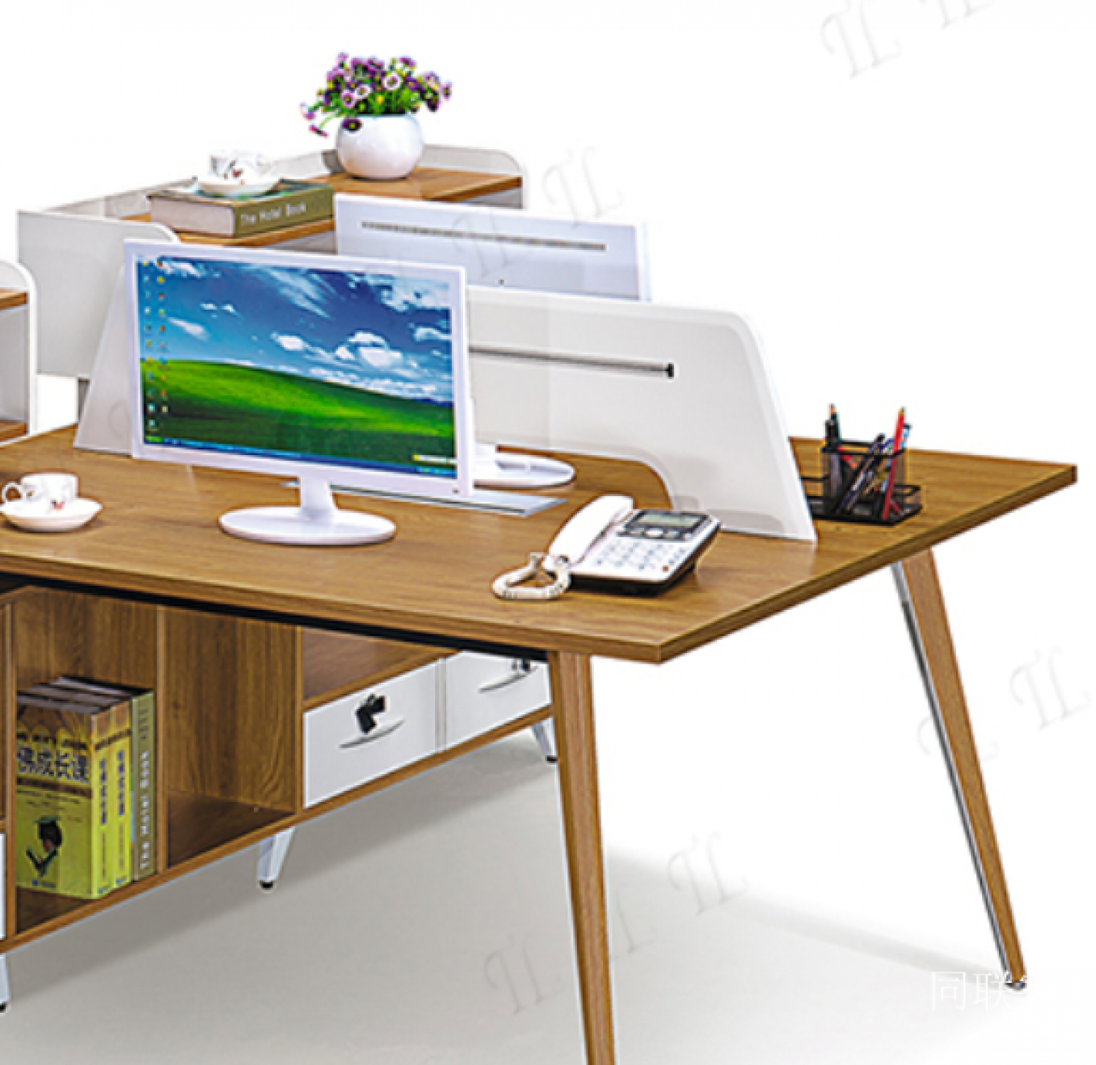 同联家具 Office furniture Product 《New Two-Person Office Desk》【图1】