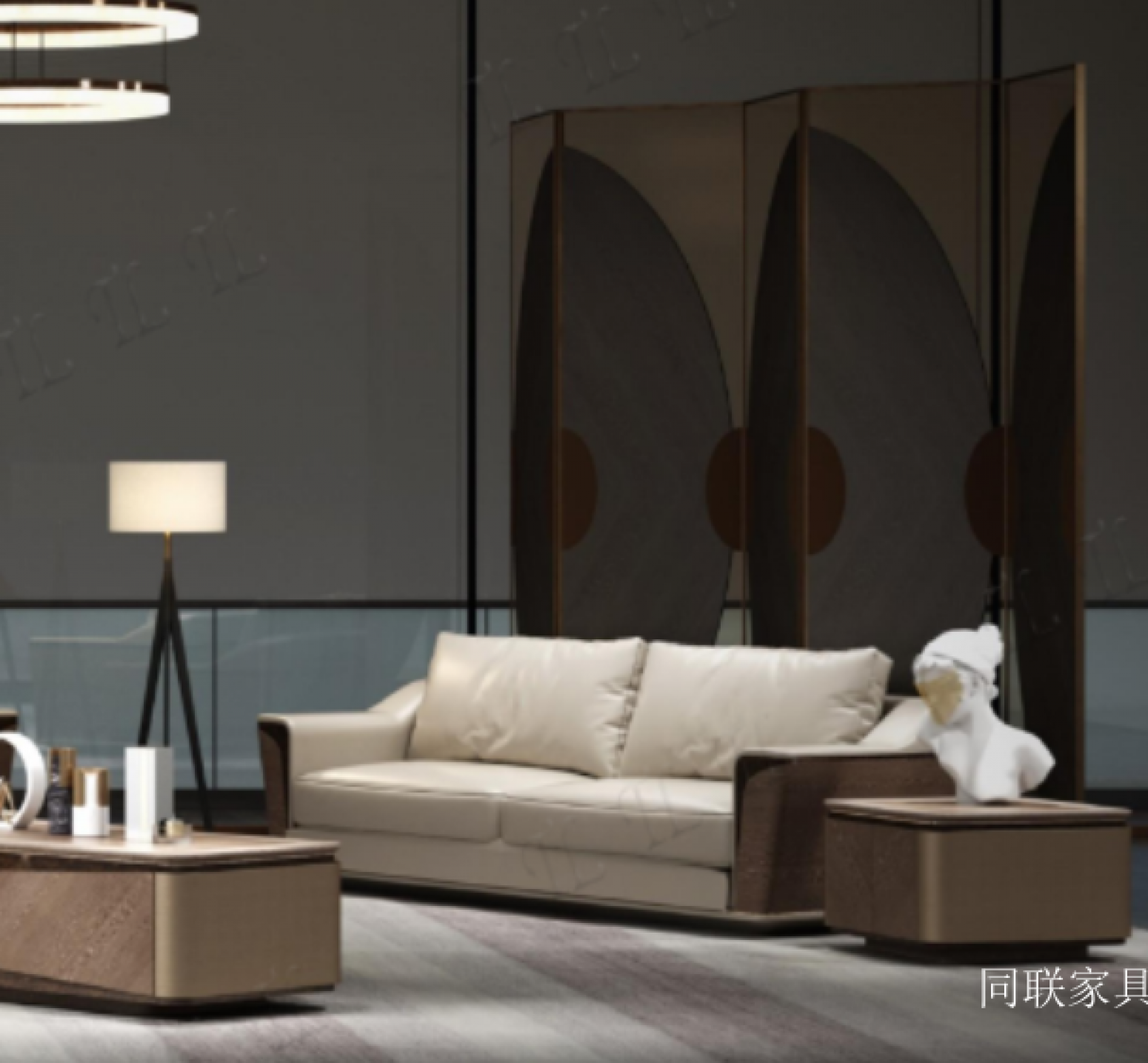 同联家具 Office furniture Product 《Business Reception Office Sofa》【图2】
