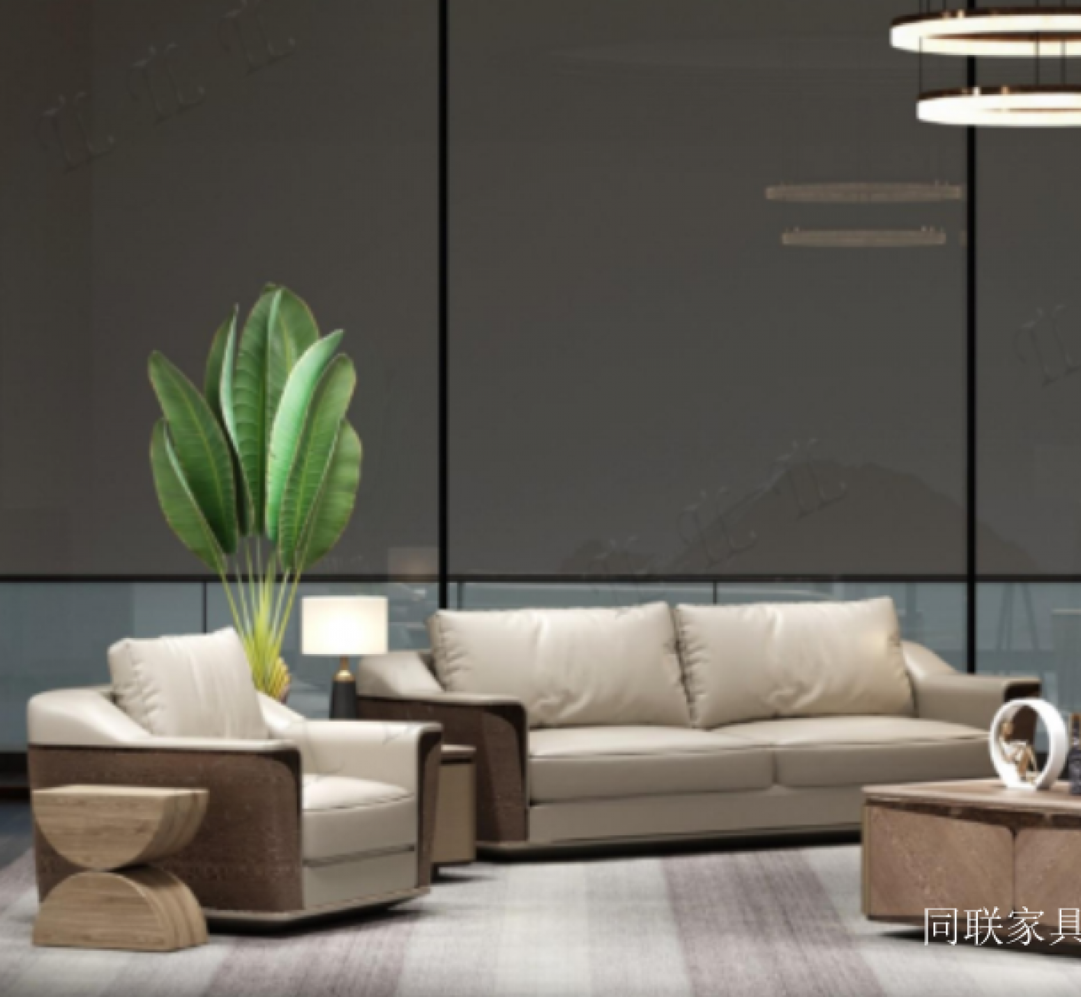 同联家具 Office furniture Product 《Business Reception Office Sofa》【图1】