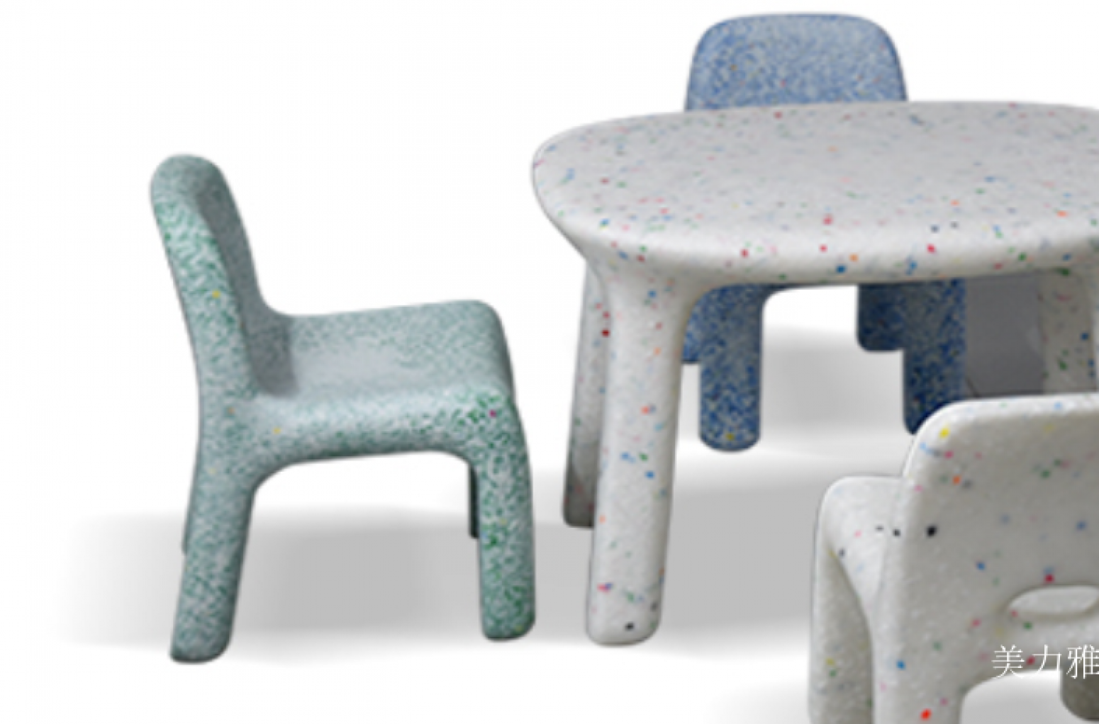 美力雅 Outdoor furniture Product 《PE Plastic Design-Inspired Outdoor Chair》【图2】