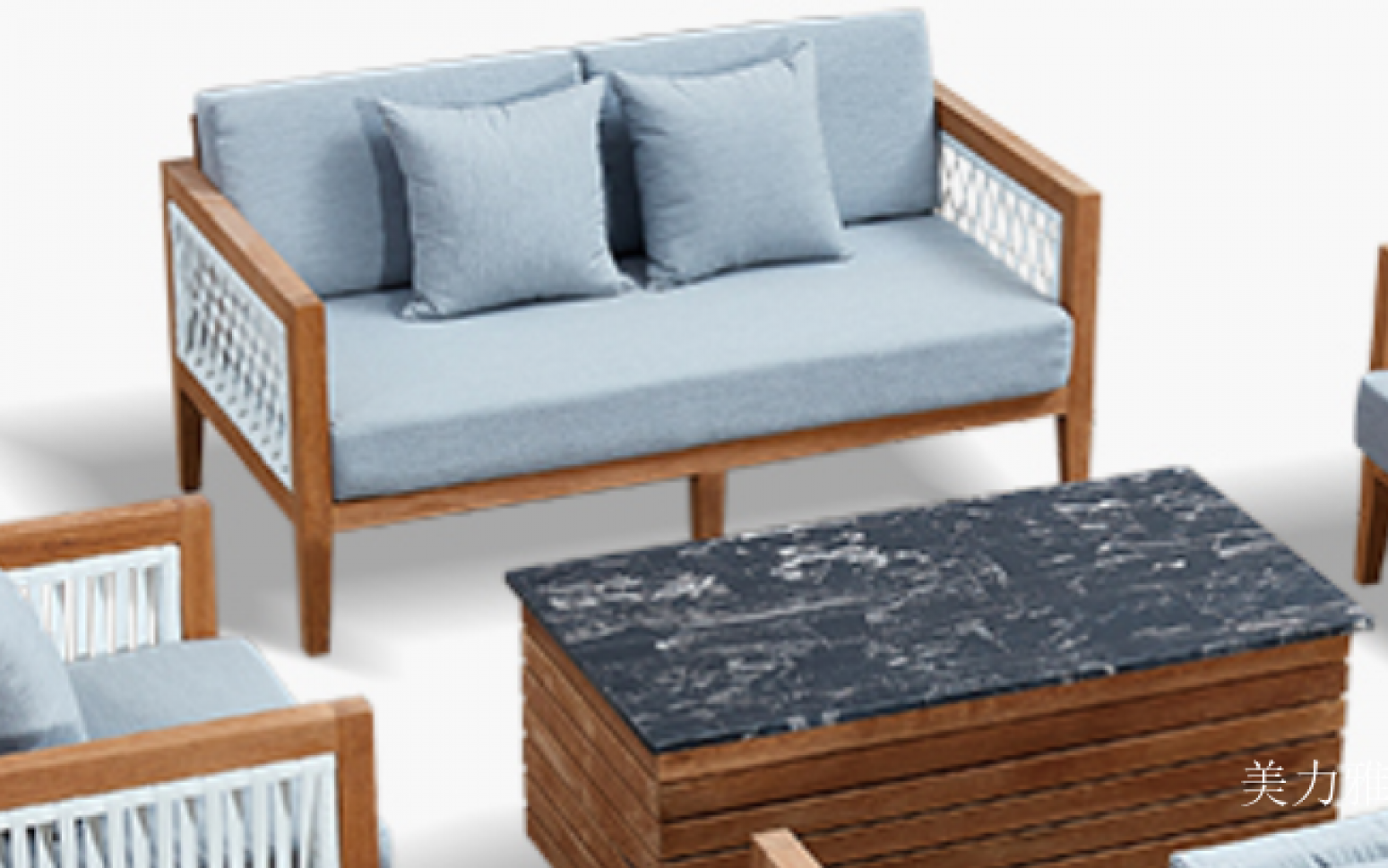 美力雅 Outdoor furniture Product 《Teak Outdoor Sofa》【图0】