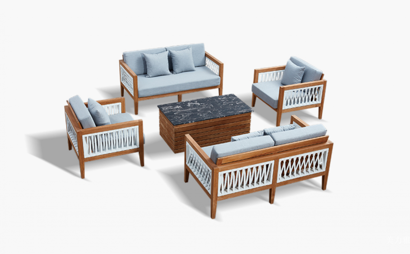 美力雅 Outdoor furniture Product 《Teak Outdoor Sofa》【图1】
