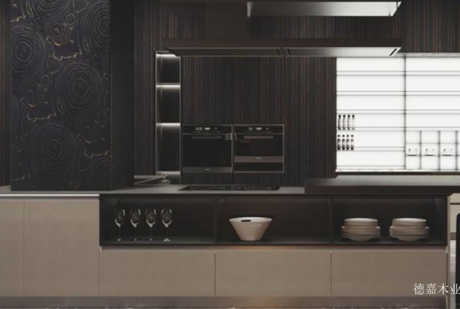 德嘉木业Bathroom furnitureProduct《Modern Light Luxury Cabinet》【图0】