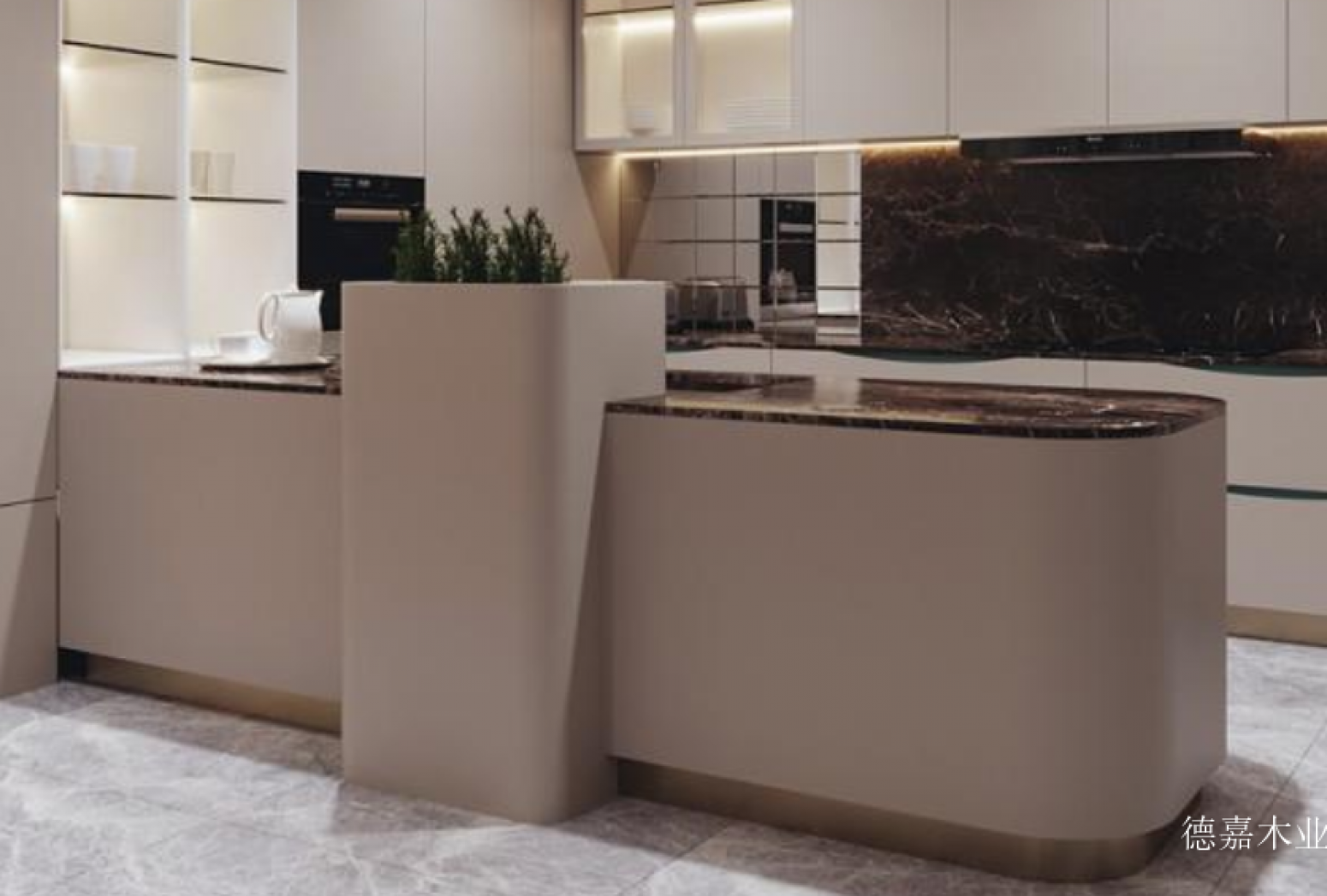德嘉木业Bathroom furnitureProduct《Light Luxury Minimalist Cabinet》【图1】