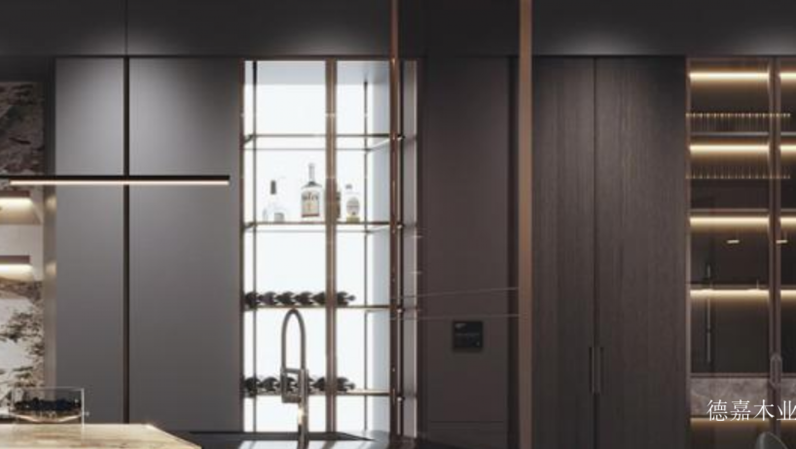 德嘉木业Bathroom furnitureProduct《Light Luxury Premium-Style Cabinet》【图0】