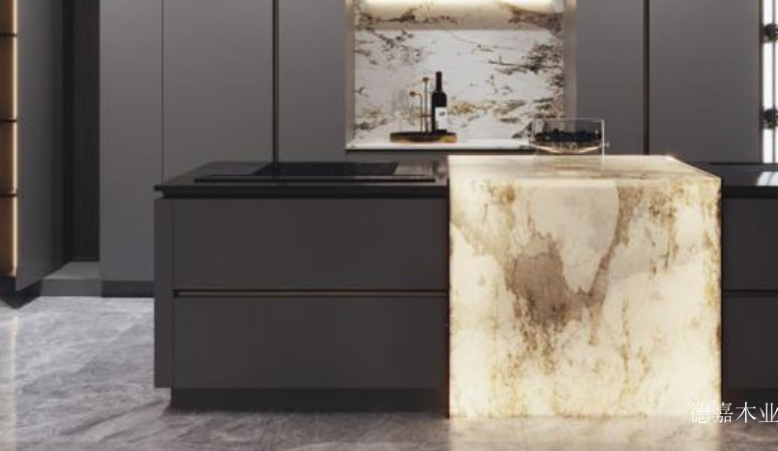 德嘉木业Bathroom furnitureProduct《Light Luxury Premium-Style Cabinet》【图1】