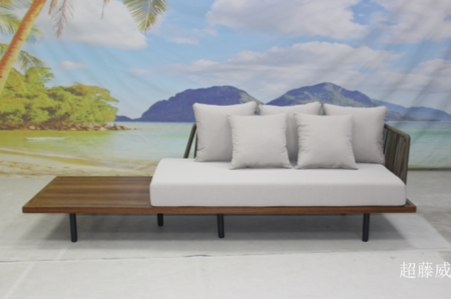 超藤威 Outdoor furniture Product 《Teak Outdoor Sofa》【图0】